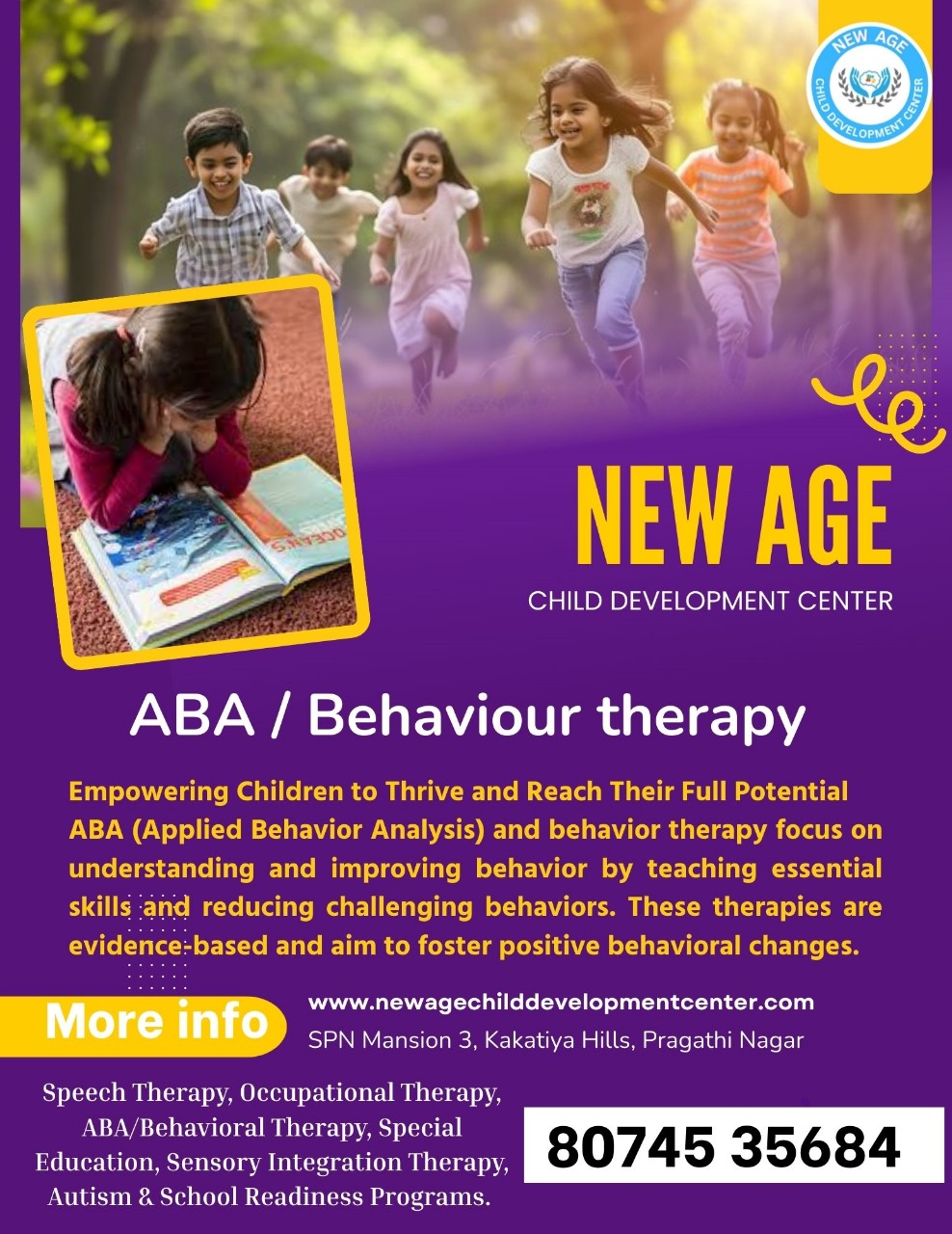 Special Education Center in Hyderabad | New Age Child Development Center