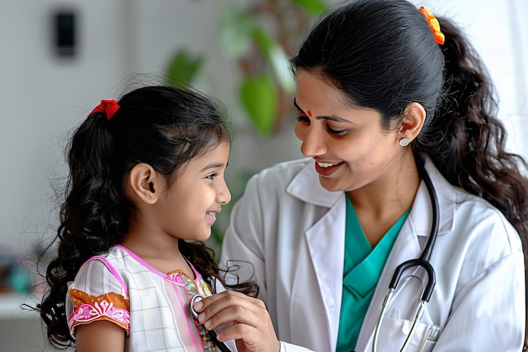 portrait-female-pediatrician-work_23-2151686700