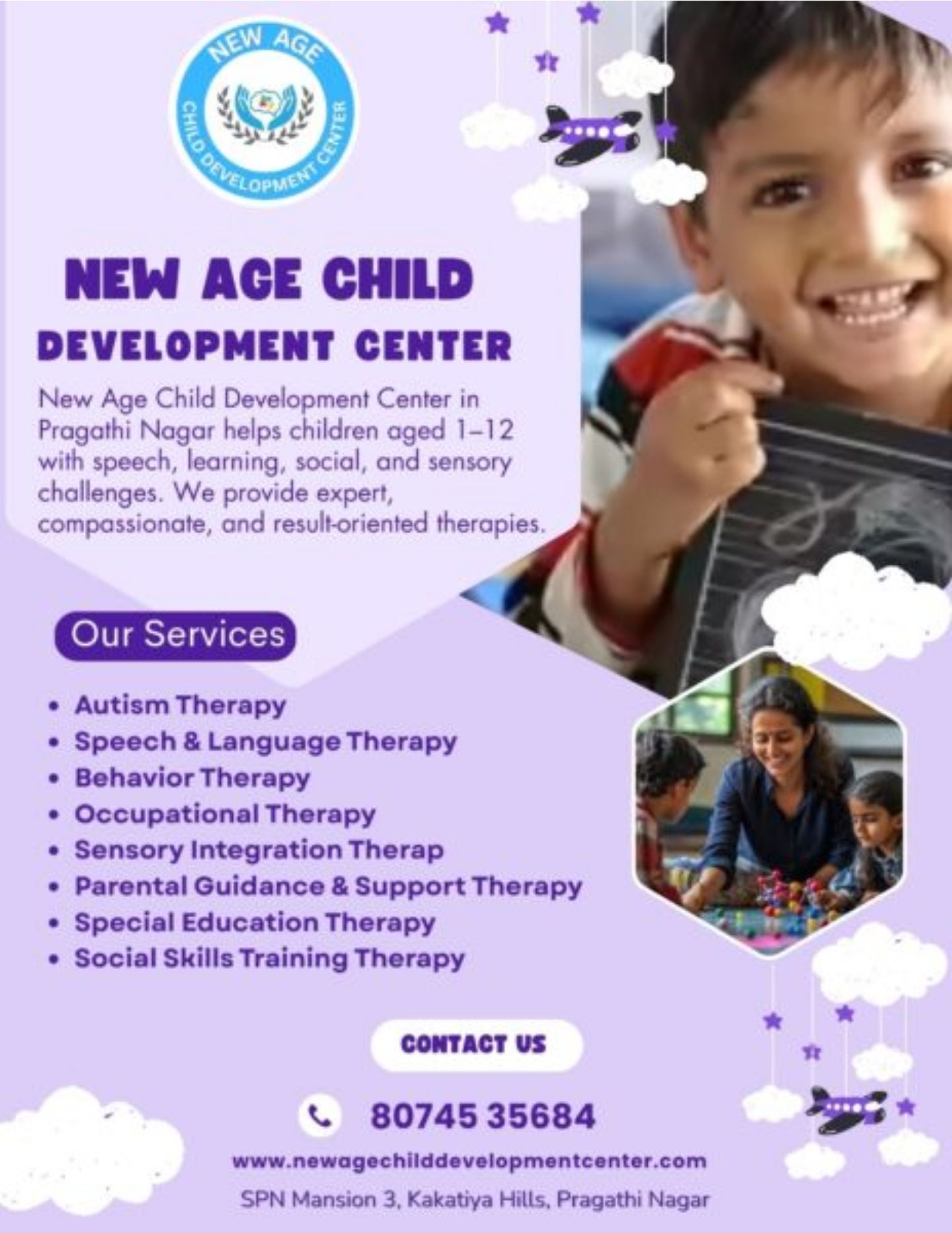 Treatment for Childhood Behavioral Issues | New Age Child Development Center Hyderabad