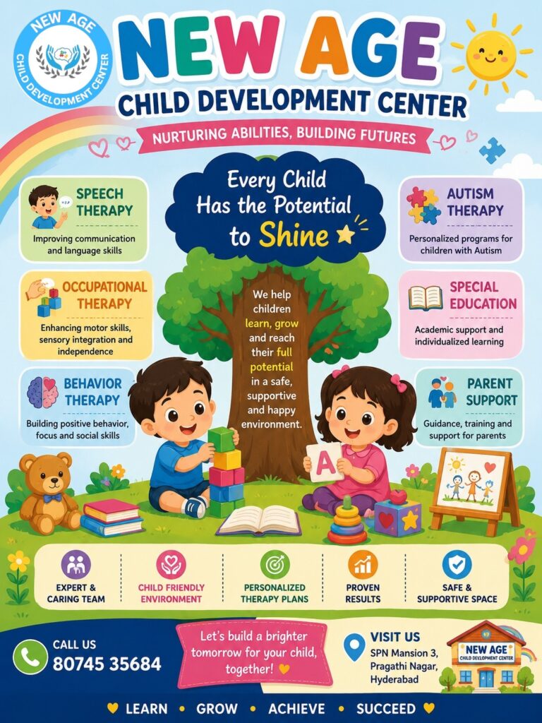 best speech therapy center for kids in Hyderabad